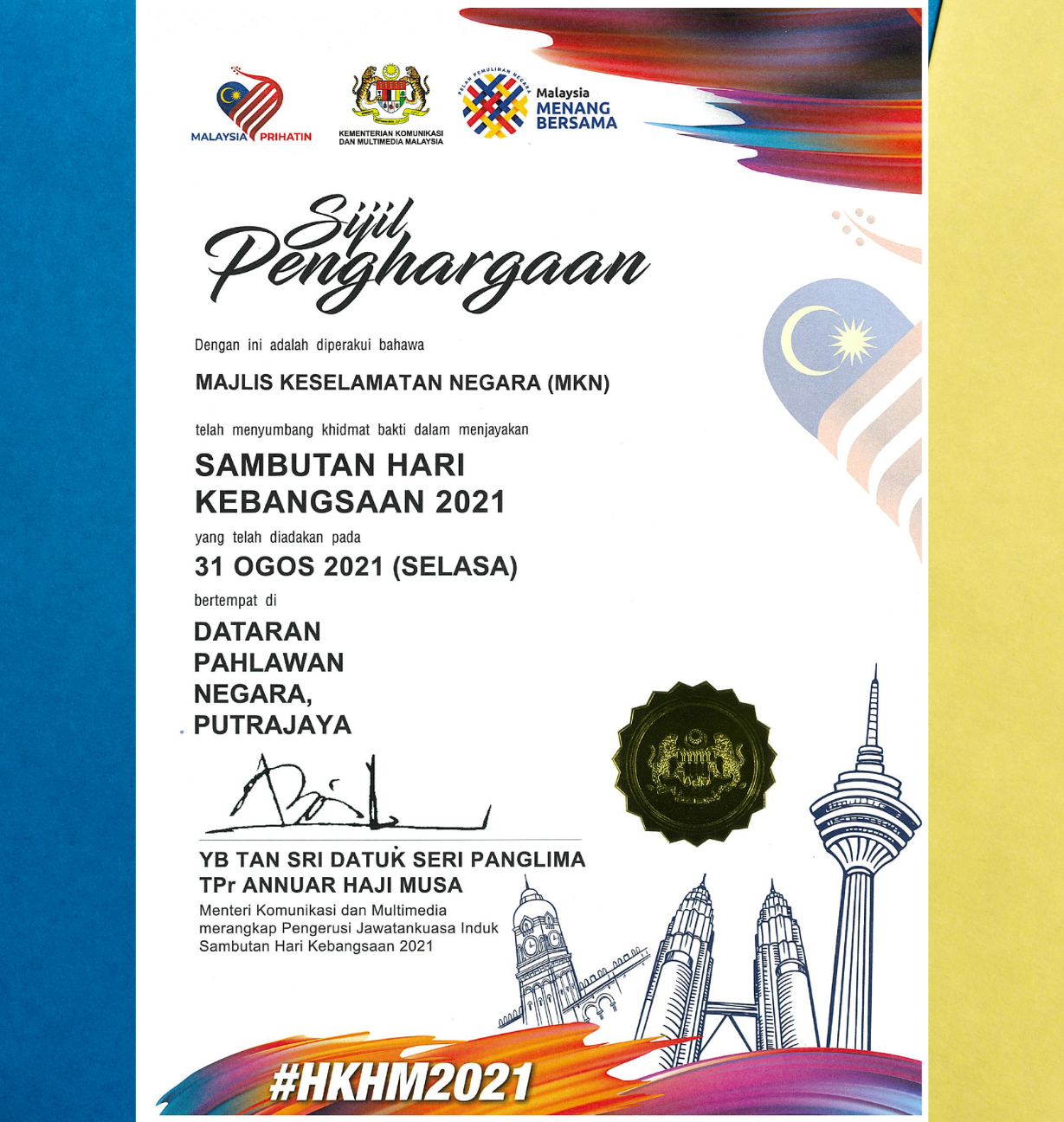 Laman Utama - Laman Web MKN