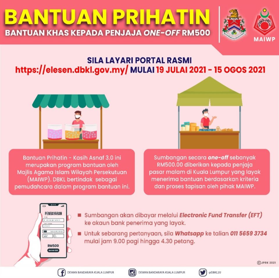 Bantuan one off 2021