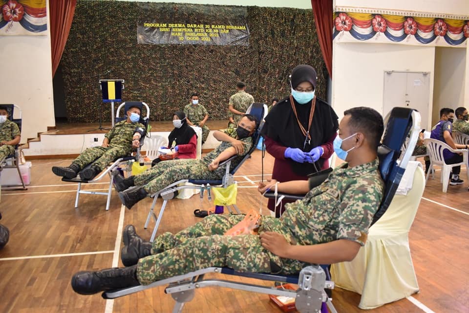 Program Derma Darah Peringkat 10 Ramd Di Dewan Serbaguna Kem Majidee Johor Bahru Laman Web Mkn