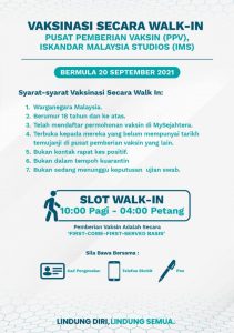 Pendaftaran vaksin semak cara Daftar Vaksin,