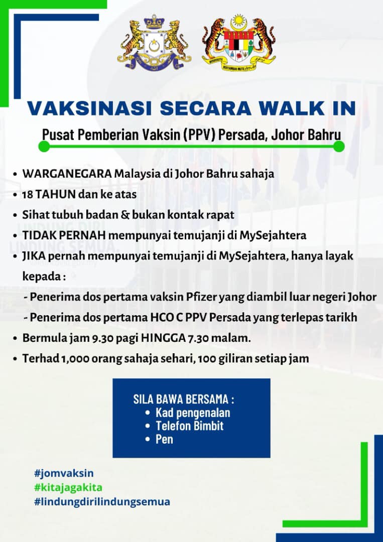 Vaksin semak tarikh Cek Status