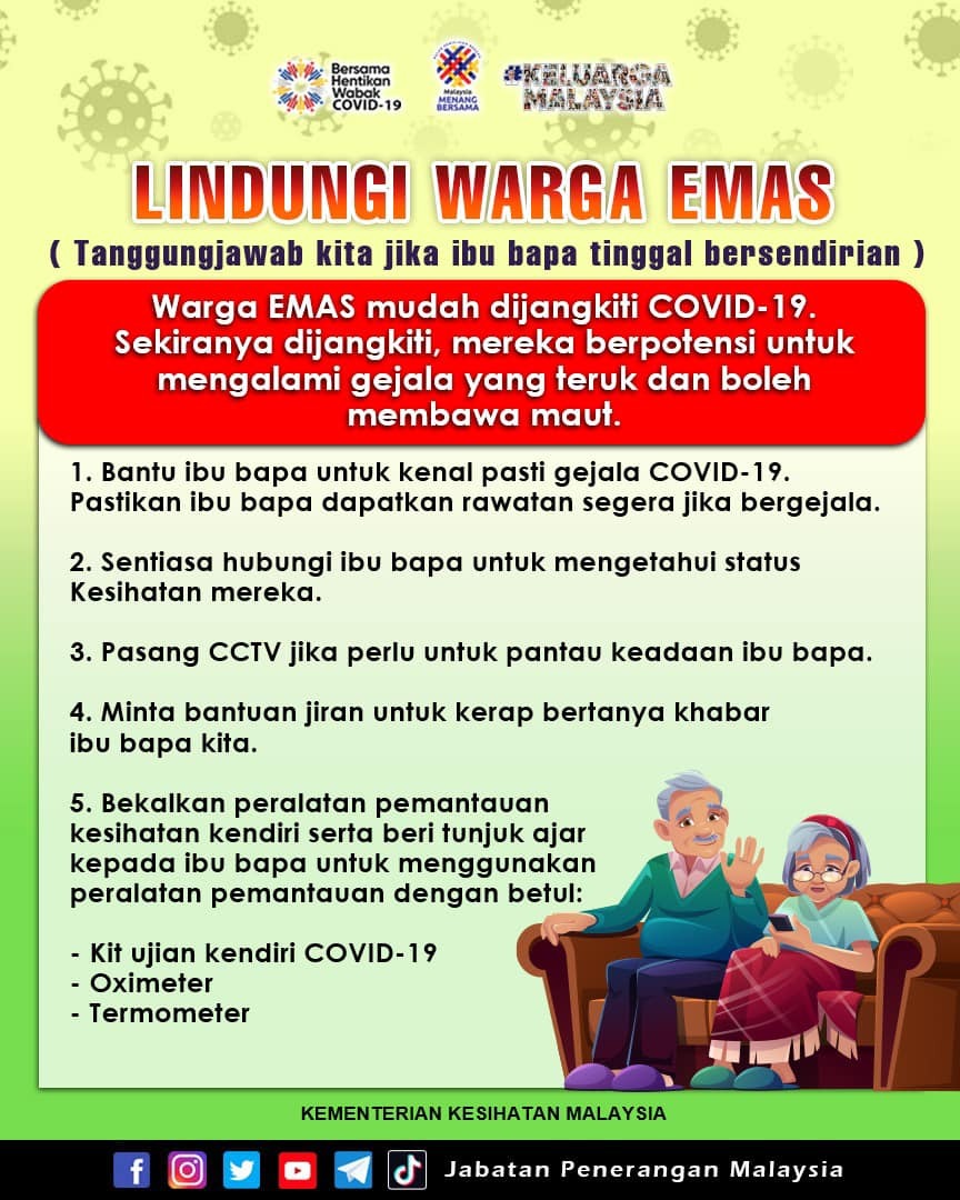 Umur warga emas 2021