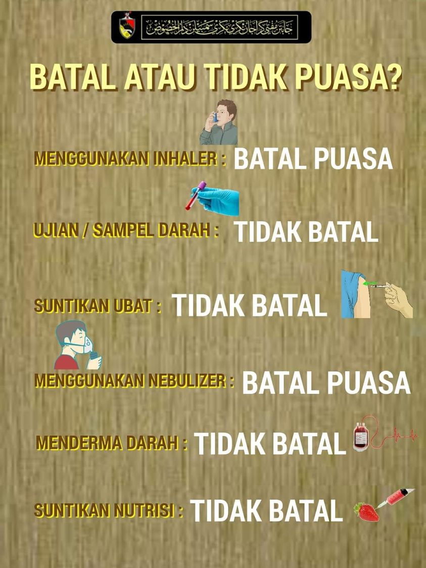 Puasa swab test batal Test PCR